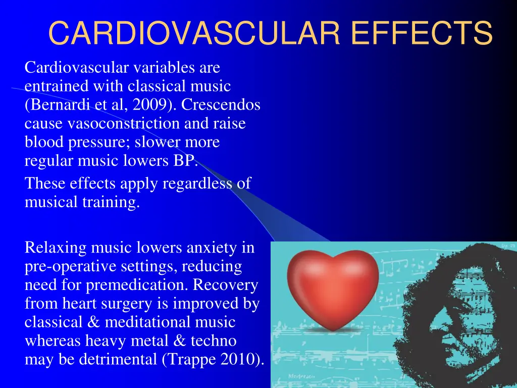 cardiovascular effects cardiovascular variables