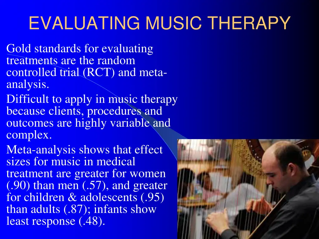 evaluating music therapy