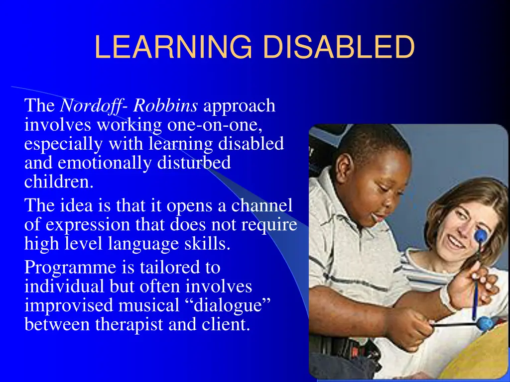 learning disabled