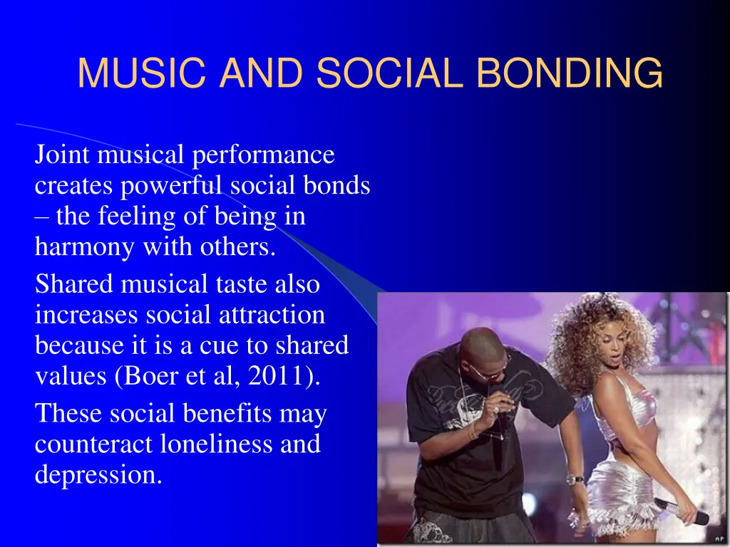 music and social bonding