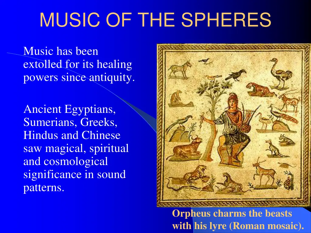 music of the spheres