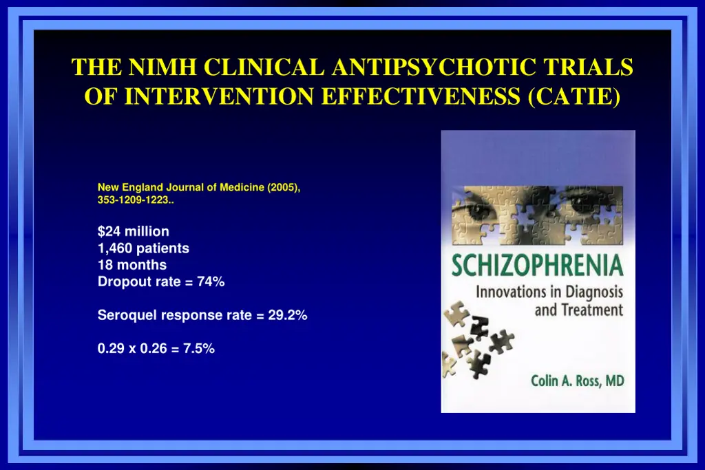 the nimh clinical antipsychotic trials