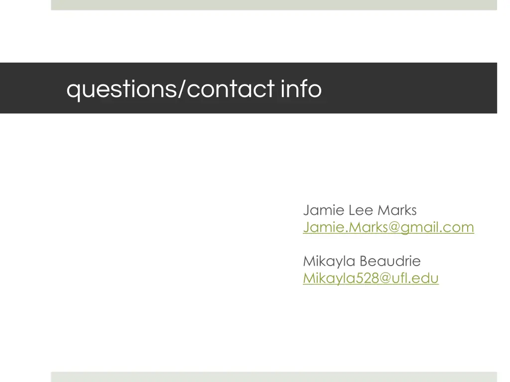 questions contact info