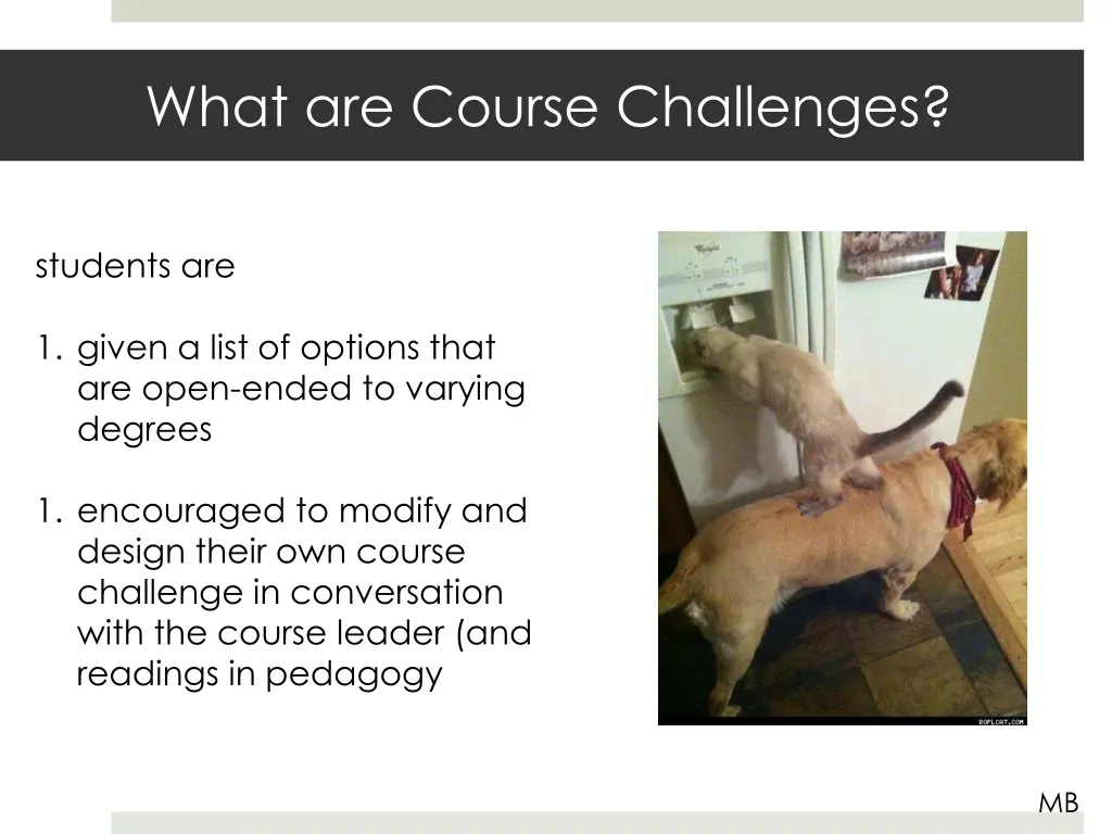 what are course challenges 1