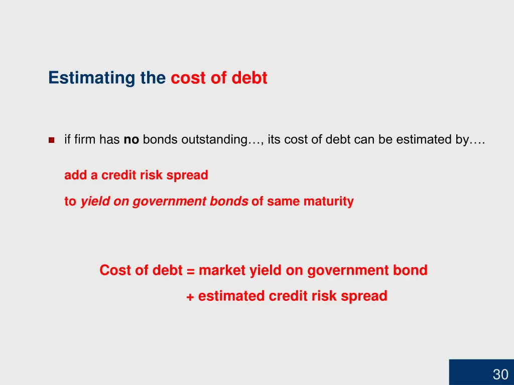 estimating the cost of debt 4