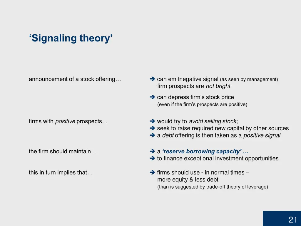 signaling theory 1