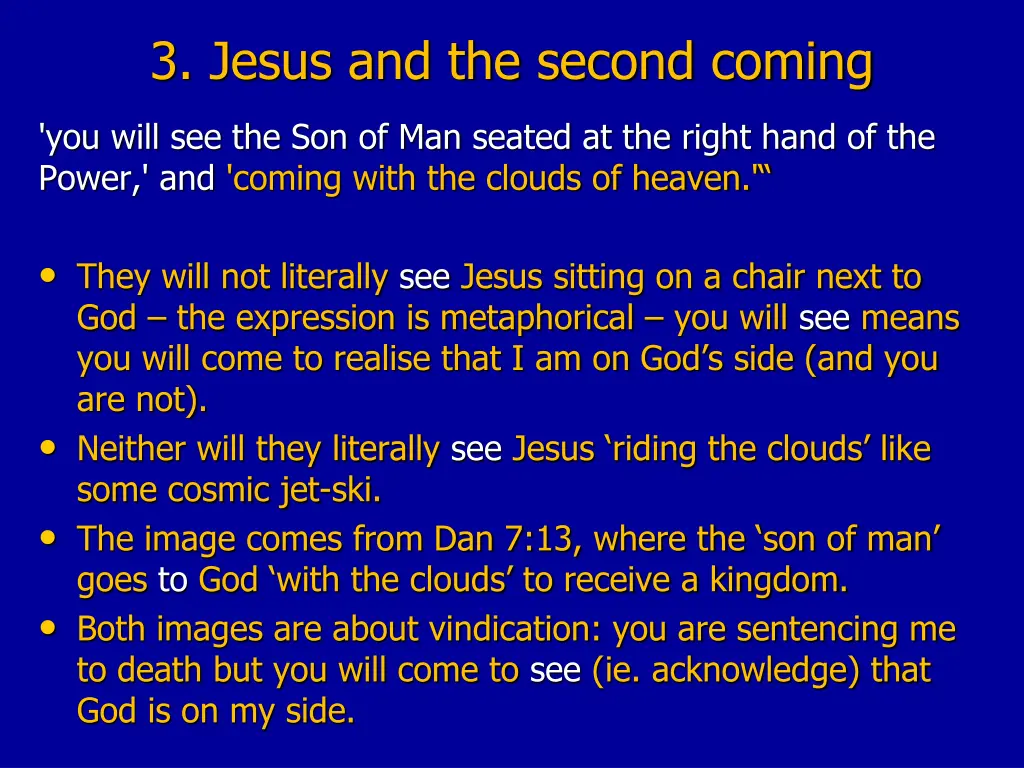 3 jesus and the second coming 7