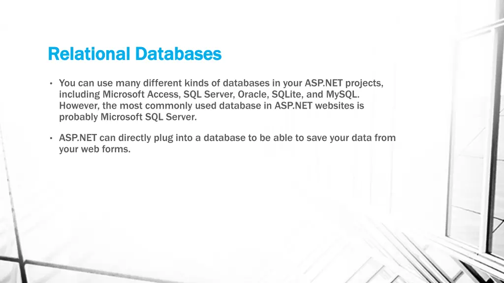 relational databases relational databases 1