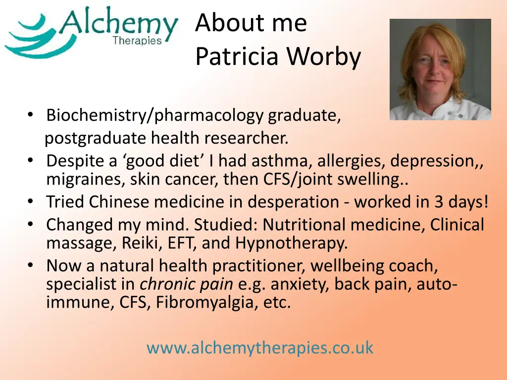 about me patricia worby