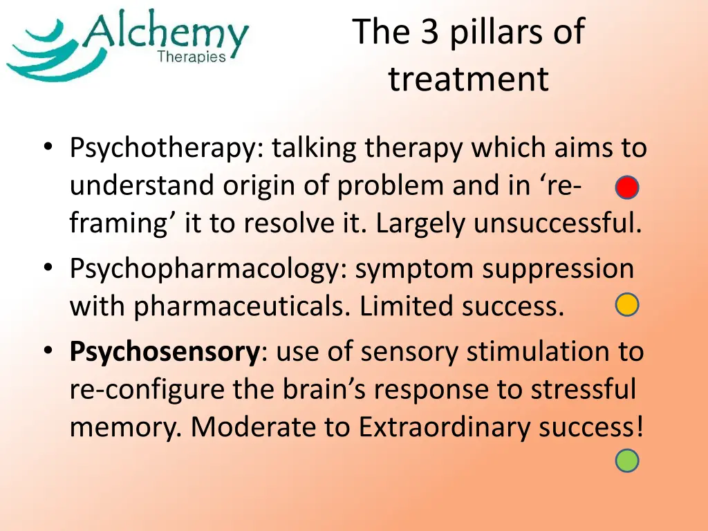 the 3 pillars of treatment