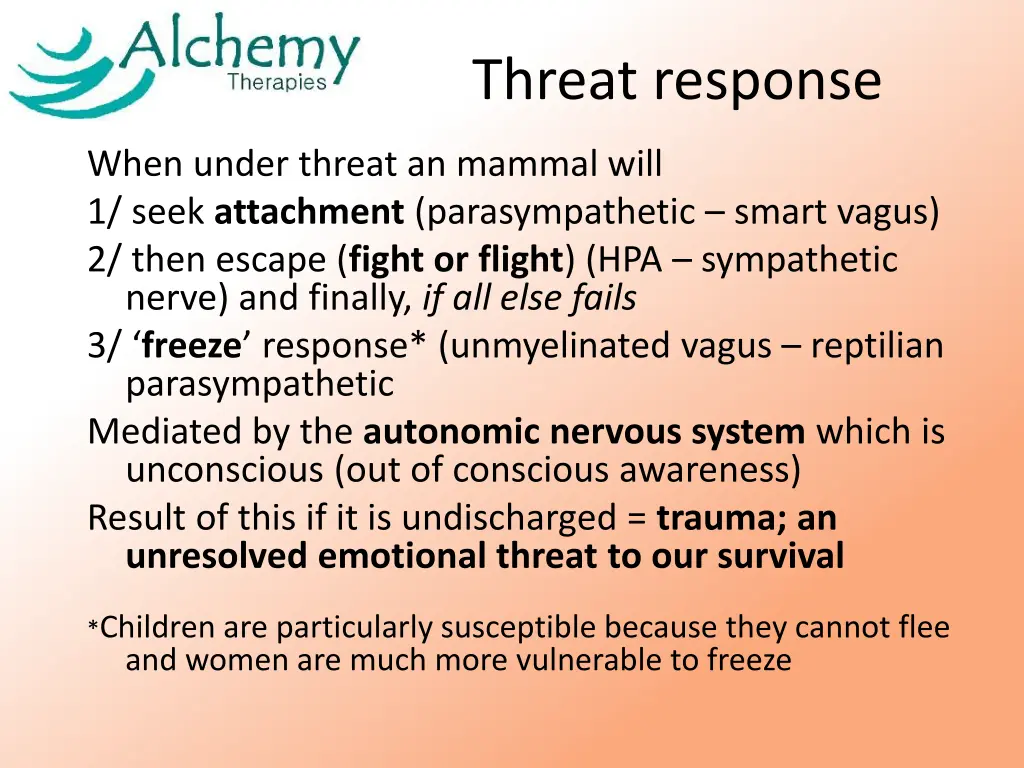 threat response