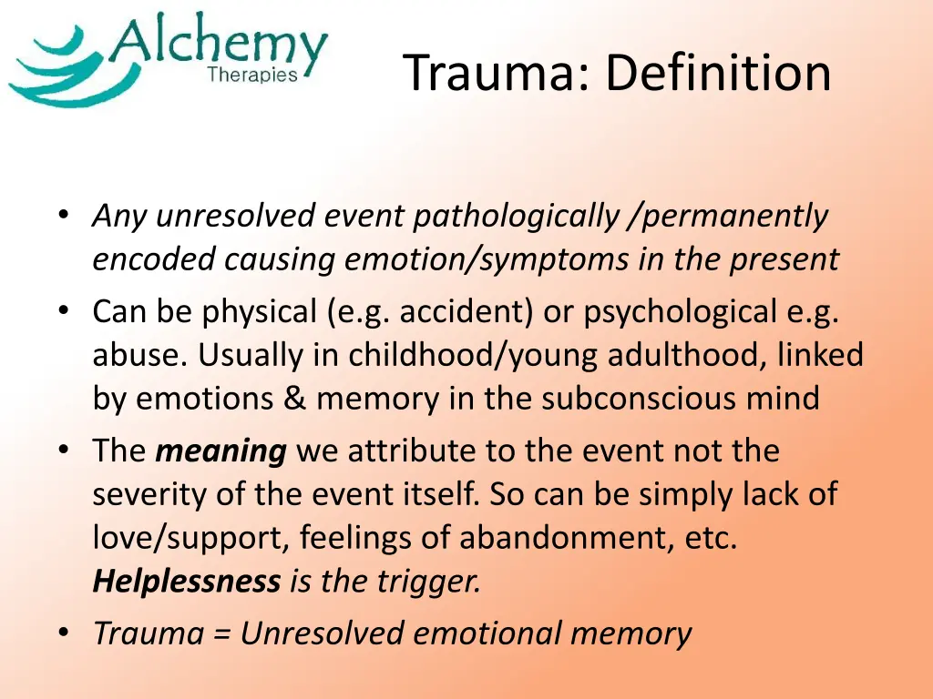 trauma definition