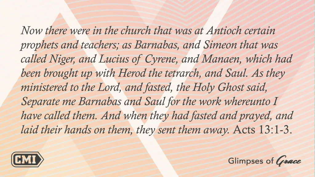 now there were in the church that was at antioch