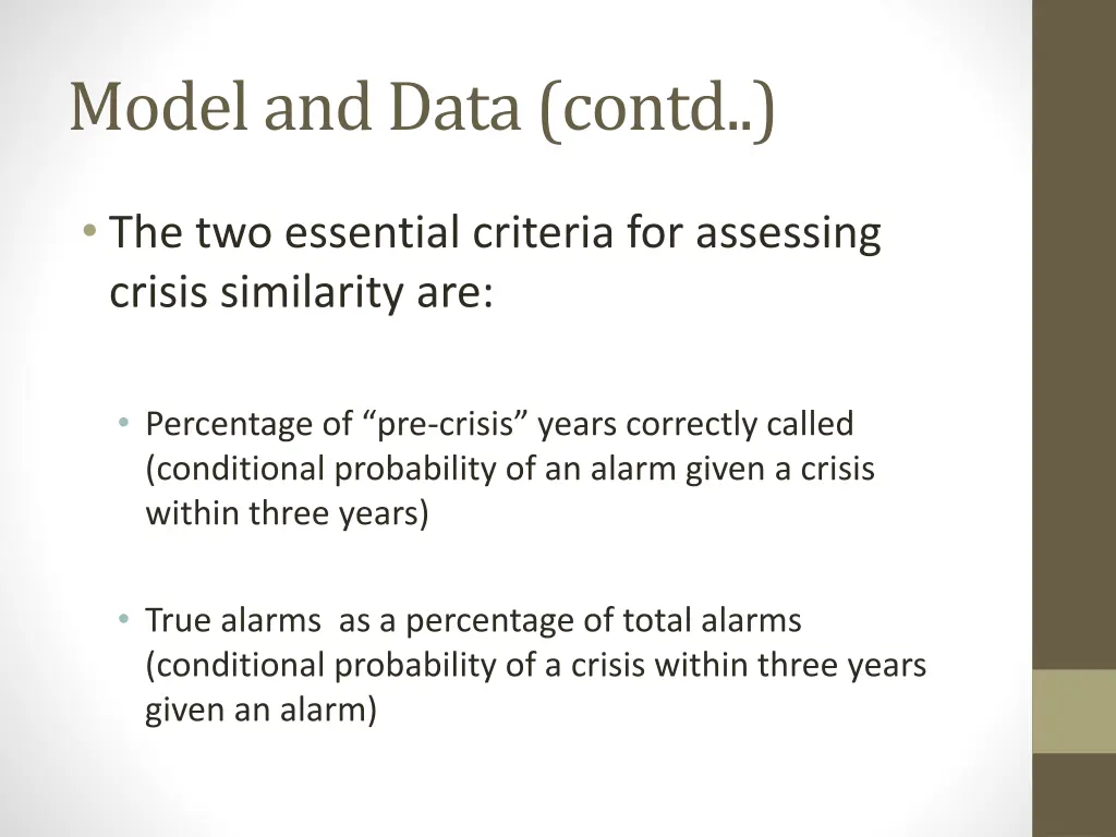 model and data contd 1