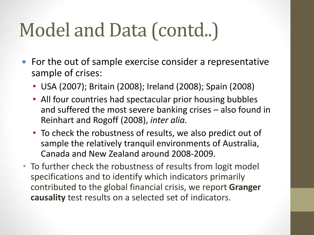 model and data contd 5