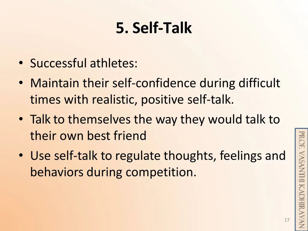 5 self talk