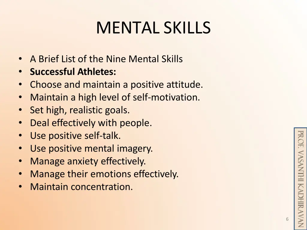 mental skills 1