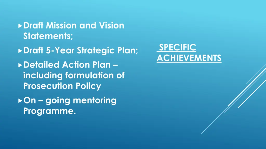 draft mission and vision statements