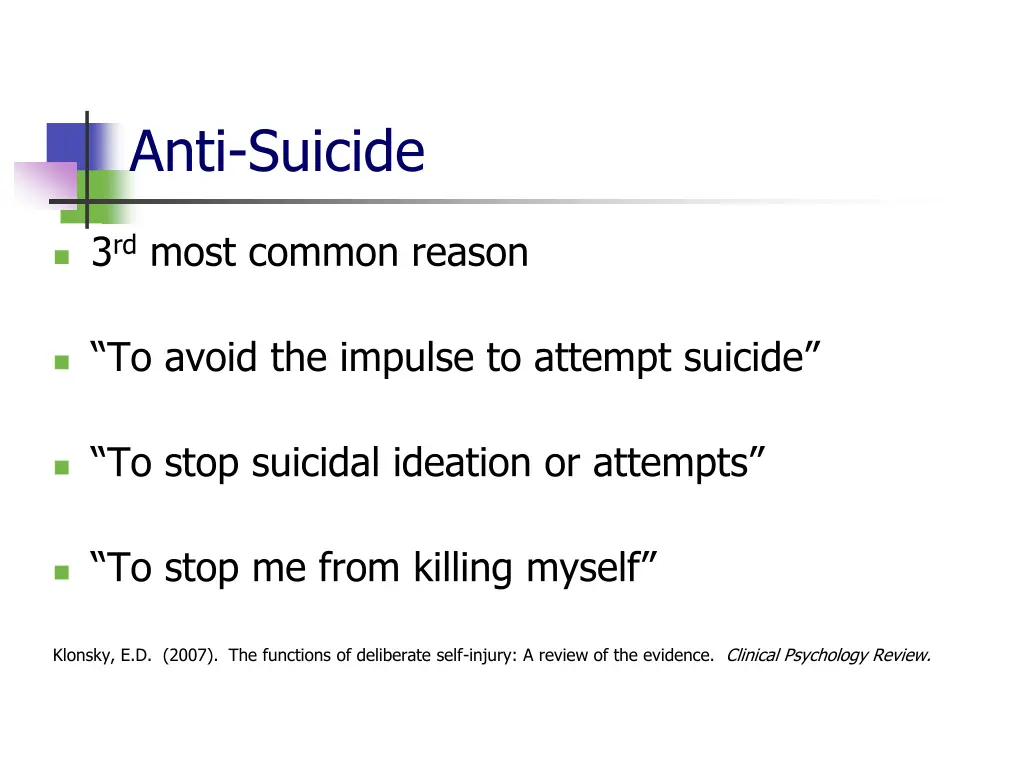 anti suicide