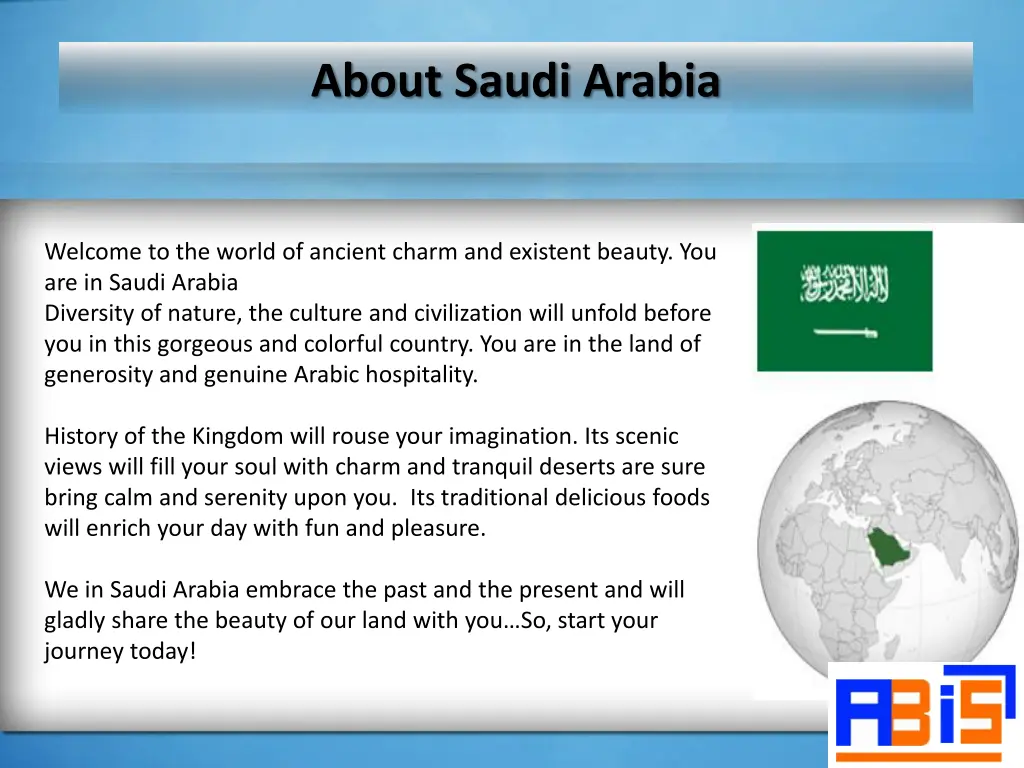 about saudi arabia