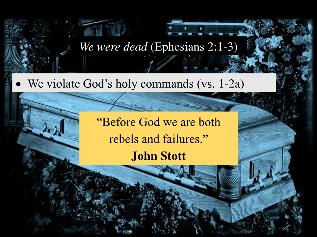 we were dead ephesians 2 1 3