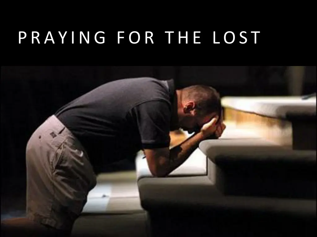 praying for the lost