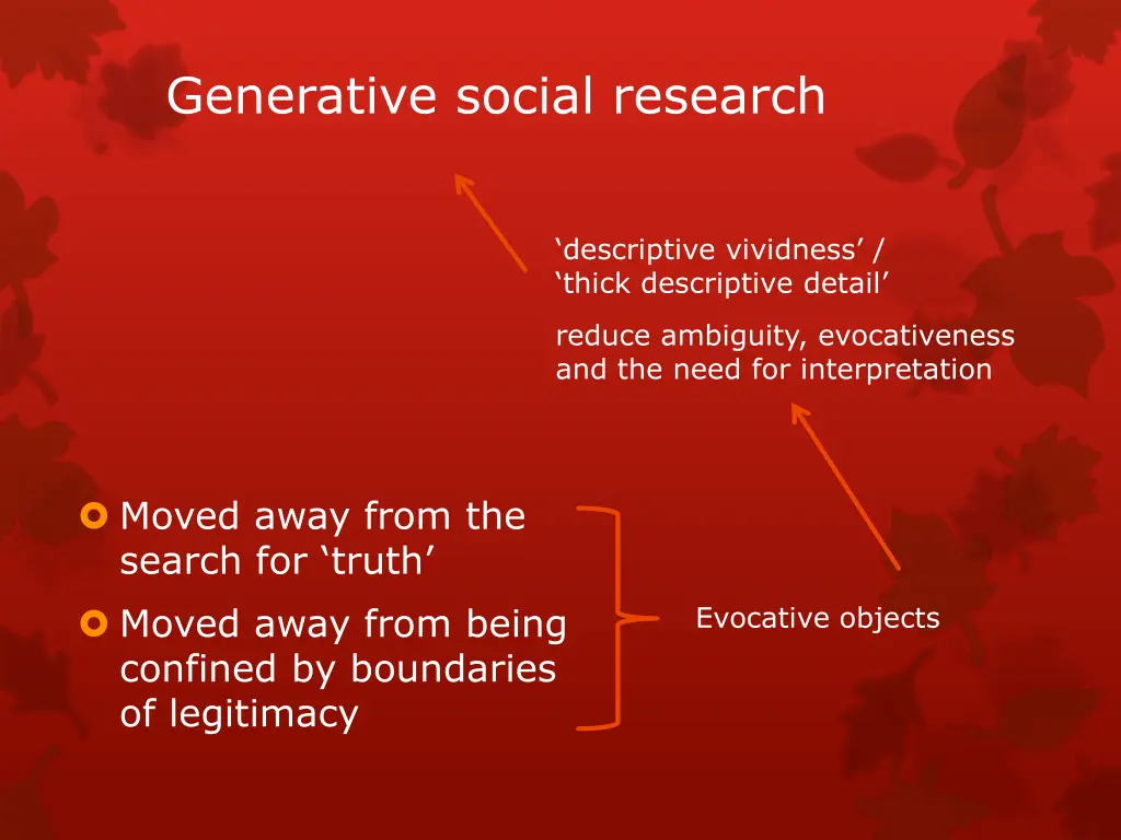 generative social research