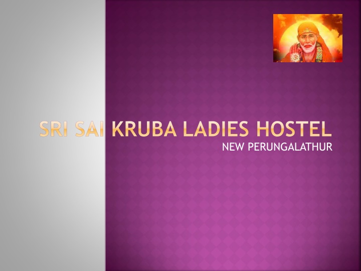 sri sai kruba ladies hostel