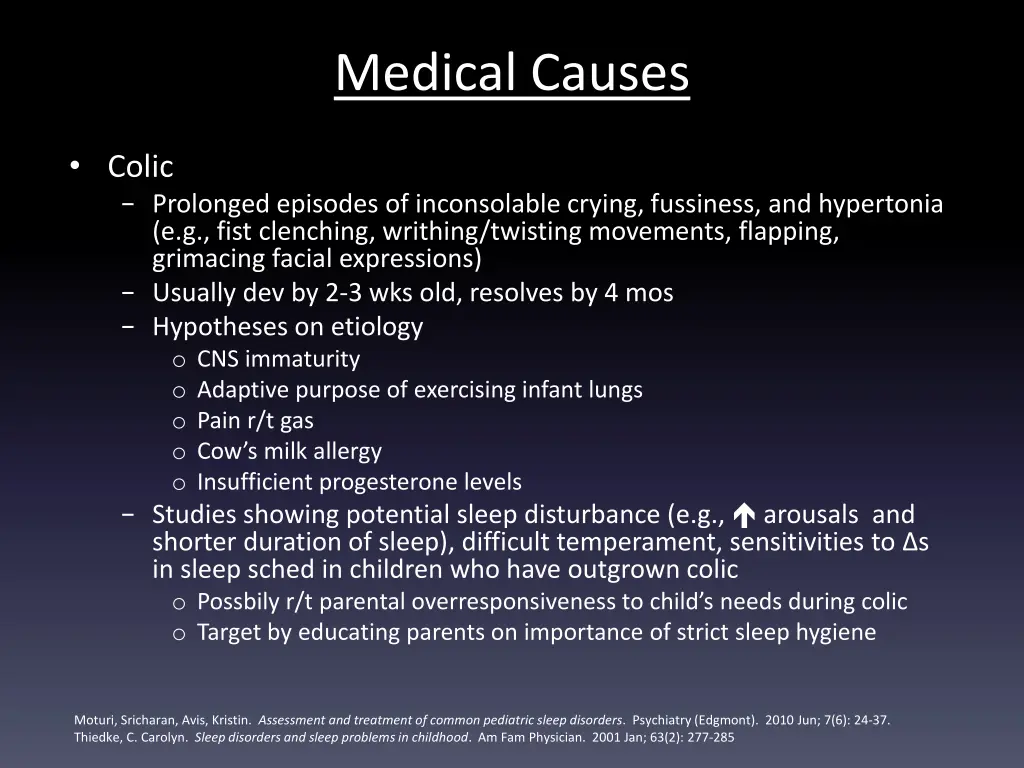 medical causes