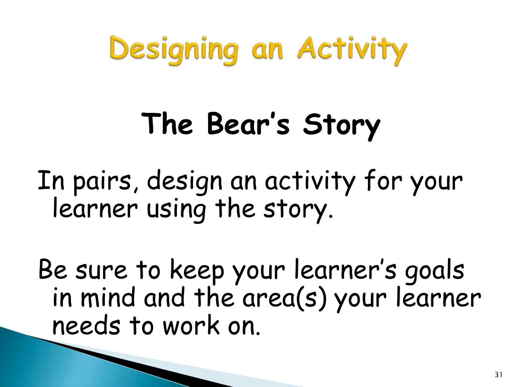 the bear s story