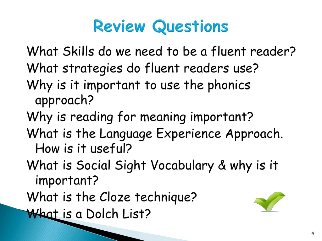 what skills do we need to be a fluent reader what