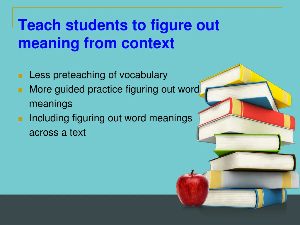 teach students to figure out meaning from context