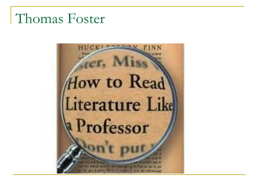 thomas foster