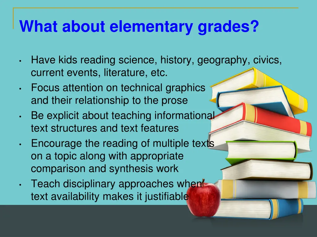 what about elementary grades