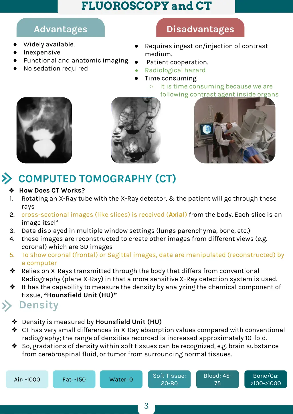 fluoroscopy and ct