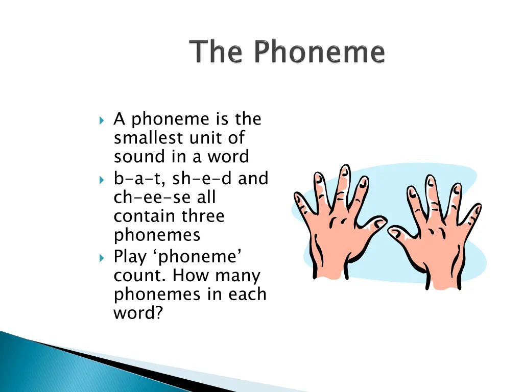a phoneme is the smallest unit of sound in a word