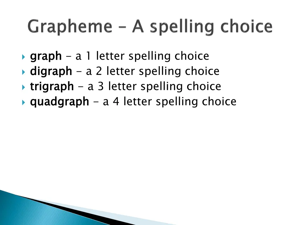 graph digraph trigraph quadgraph