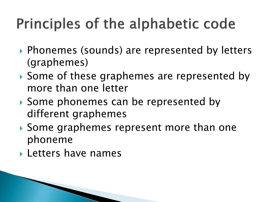 phonemes sounds are represented by letters