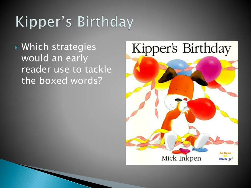 which strategies would an early reader