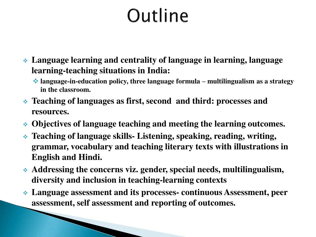 language learning and centrality of language