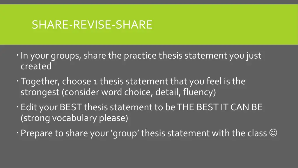 share revise share