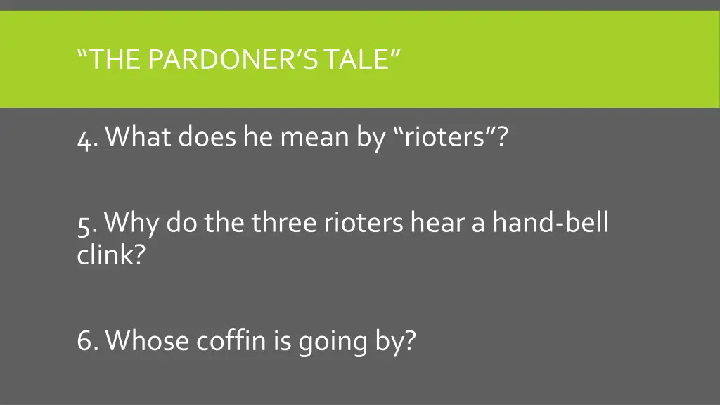 the pardoner s tale 1