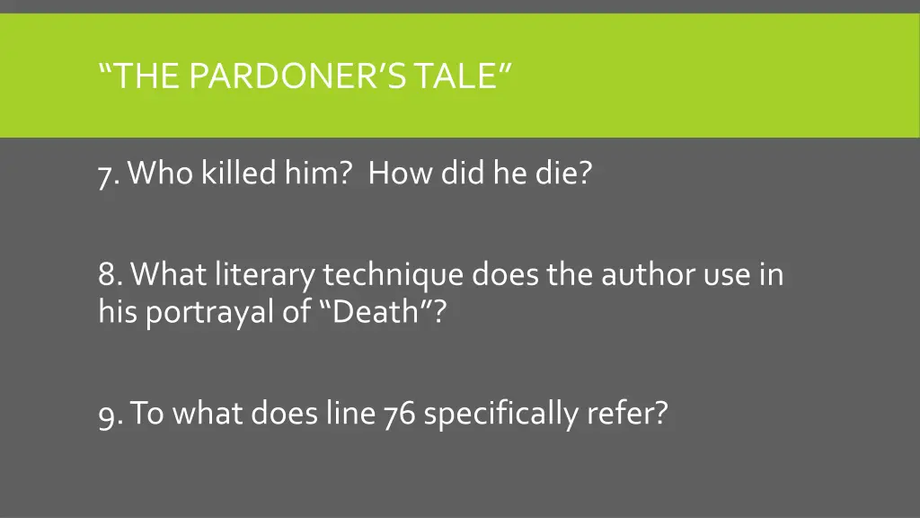 the pardoner s tale 2