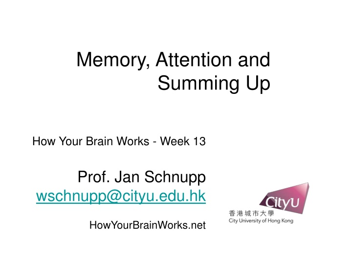 memory attention and summing up