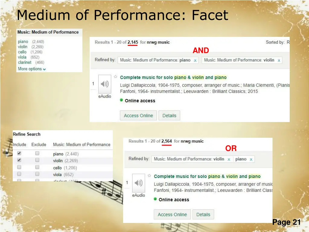 medium of performance facet 1