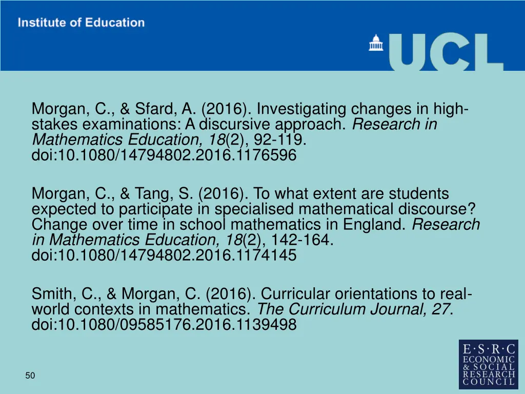 morgan c sfard a 2016 investigating changes