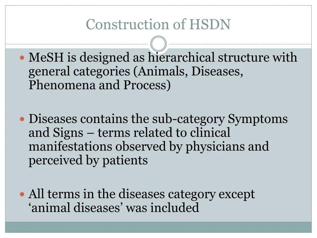 construction of hsdn 1