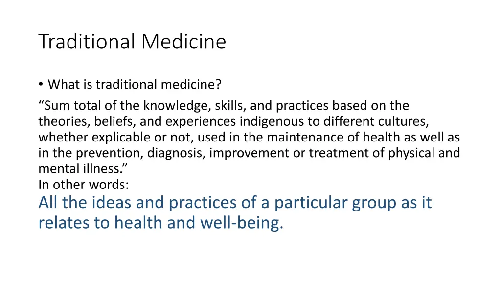 traditional medicine 1