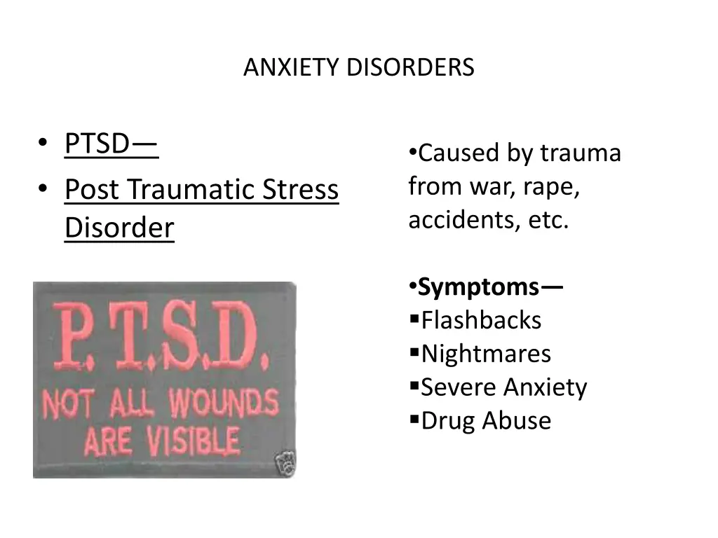 anxiety disorders 1