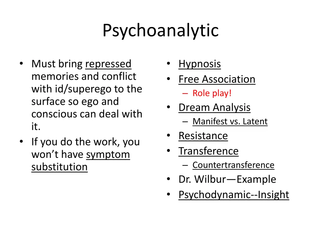 psychoanalytic 1